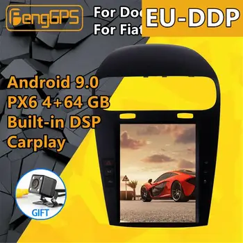 Dodge Journey Fiat Freemont için Android Radyo multimedya Ses Tesla Ekran PX6 autoradio Araba Stereo çalar GPS Navi Başkanı ünitesi