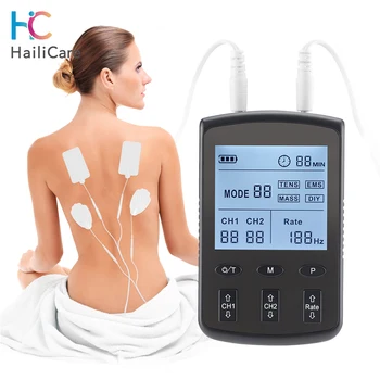 25 Modları EMS Elektrikli Profesyonel Kas Stimülasyonu Fizyoterapi Onlarca Elektrotlar Makineleri tüm vücut masaj aleti Pedleri Sağlık