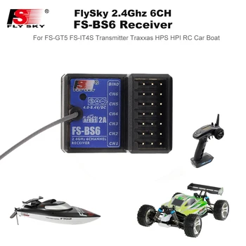 FlySky FS-BS6 Alıcı 2.4 Ghz 6CH AFHDS2 için FlySky FS-GT5 FS-IT4S Verici RC Araba Tekne