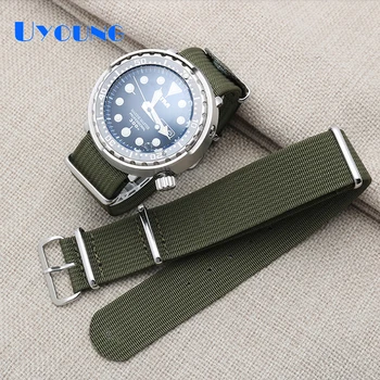Yeni Varış Militar saat kayışı omega / Rolex 260 Çizgili Basit naylon watchband bilezik izle aksesuarları rahat kemer