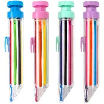 8 İn 1 Mum Boya Kalemleri 8 İn 1 Renkli Boya Kalemi Kalemler Şeffaf Varil Petrol Pastel Renkli Kalem 8 Renkler Sanat Grafiti Boyama