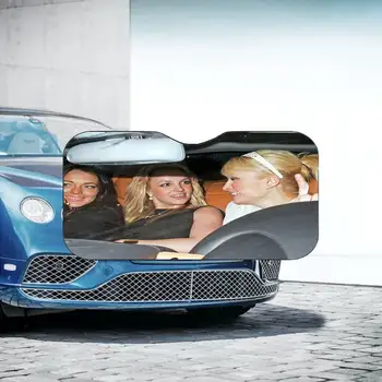 Britney Spears Lindsay Lohan Paris Hilton Araba Aksesuarı Gölge Komik Hediye Fikri İkonik Güneşlik Ön Cam