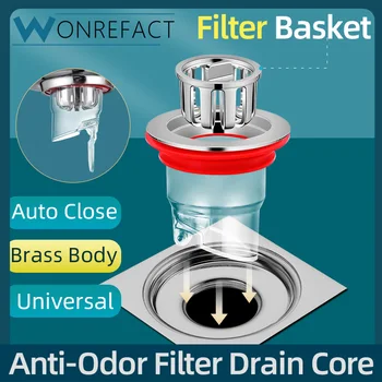 Evrensel zemin drenaj çekirdek deodorant ve böcek geçirmez drenaj filtresi kanalizasyon boru koku önleyici filtre fişi