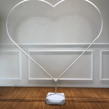 Kalp Şeklinde Balon Kemer Çerçeve Halka DIY Balon Kemer Garland stant kiti Açık Havada Düğün Yıldönümü Süslemeleri