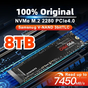 PS5 SSD 1TB M2 2280 990 PRO 2TB 4TB Dahili katı hal diski PCIe Gen 4. 0x4 NVMe 2.0 Masaüstü Bilgisayar İçin %100 % Orijinal
