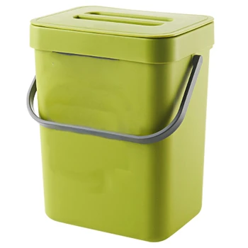 Çöp tenekesi Kapaklı Lavabo Altında Yeşil çöp tenekesi Plastik çöp sepeti Asılı çöp kutusu Banyo / Ofis, atık Kompost Kutusu K