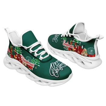 Dropshipping Baskı Talep Üzerine rahat ayakkabılar özel ayakkabılar Sneaker Noel Noel Tasarım Ücretsiz Kargo