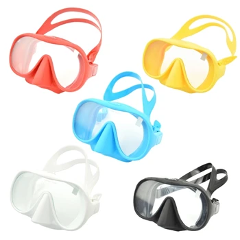 Yetişkin Tüplü dalış maskesi Temperli Cam dalış maskesi Anti-Sis Yüzme Maskesi Gözlük Burun Kapağı Şnorkel Serbest Dalış