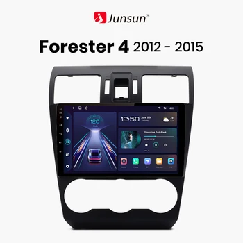 Junsun V1 AI Ses Kablosuz CarPlay Android otomobil radyosu için Subarufor ester 4 SJ 2012-2015 4G Araba Multimedya GPS 2din autoradio