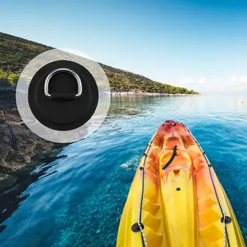 D Halka Ped PVC Yama 2.5 m Elastik Bungee Halat Sabit Toka Kiti İçin şişme bot Sal Kano Kayık Sörf Tahtası kürek kurulu