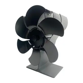 Isıyla Çalışan Soba Fanı 6 Yaprak Sessiz Çalışma Eko Şömine Fanı Sessiz Çalışma Elektrikli Olmayan Termoelektrik odun sobası fanı