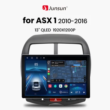 Junsun X7 MAX 13.1“ 2 K Kablosuz CarPlay Android oto Araba Radyo Mitsubishi ASX 1 2010 2011 2012 2016 Multimedya autoradio