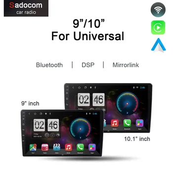 720P DSP Android 12.0 araç DVD oynatıcı Oynatıcı GPS WIFI Stereo Radyo autoradio Araba Radyo Multimidia Bluetooth Oynatıcı evrensel 2 din