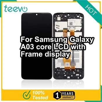Teevo samsung LCD Galaxy A03 çekirdek Ekran ve Çerçeve İle dokunmatik ekran digitizer