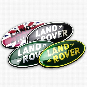 1 ADET Araba Ön Kaput Logosu Vücut Ön İzgara Rozeti Amblem Sticker Land Rover Range Discovery İçin Koruyucu Freelander Evoque Dekor