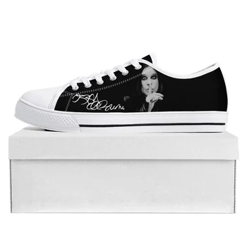 Ozzy Osbourne Metal Rock Şarkıcısı Pop Düşük Üst yüksek kaliteli ayakkabılar Mens Womens Genç Kanvas Sneaker Çift Ayakkabı Özel Ayakkabı