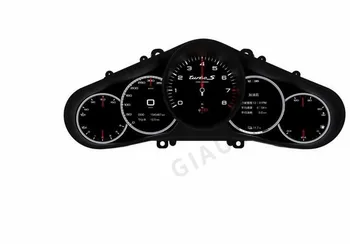 Araba Dashboard Porsche Cayenne İçin Araba LCD paneli Sanal Kokpit Küme Dijital Araba Multimedya Dashboard Hız Göstergesi