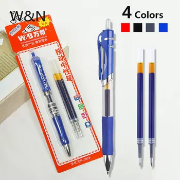 3 Adet Büyük Kapasiteli Jel Kalem Seti 0.5 mm Mavi / Siyah / Kırmızı Değiştirilebilir Dolum Kalem Basın Tükenmez Kalem Yazma Okul Ofis Malzemeleri