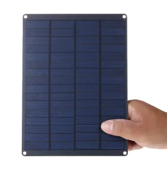 6W GÜNEŞ panelı Kiti 18V USB Güneş Pilleri güneş araba şarjı Denetleyici Taşınabilir Açık Kamp Yürüyüş için