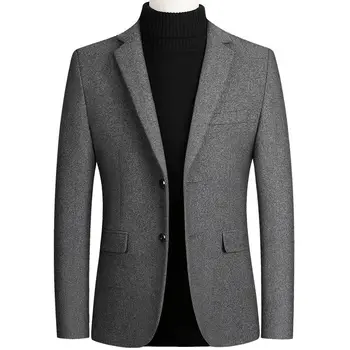 Erkek Takım Elbise Mont Iş Kaşmir Blazers Ceketler günlük giysi Mont Kaliteli Erkek Slim Fit Blazers Ceketler Blazers Coats 4X