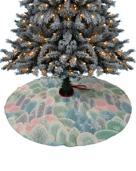 Noel Ağacı Kar Taneleri Noel Ağacı Etek Noel Süslemeleri Ev Malzemeleri için Noel Ağacı Etekler Taban Kapağı