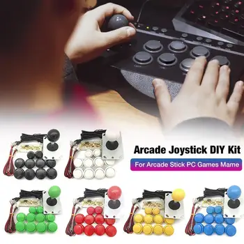 Oyun kolu DIY Kiti Sıfır Gecikme USB Denetleyicisi Arcade Oyun Düğmesi Ve joystick denetleyicisi Kiti PC Oyunları Arcade Mame