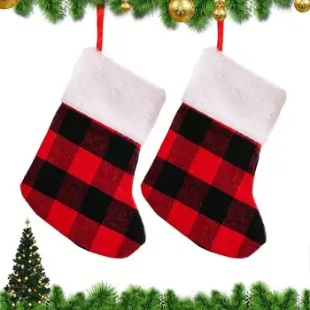 Santa Çorap Çanta Santa Hediye Çorap Şömine Asmak Çorap Santa İsveç Gnome Noel Çorap Çocuklar İçin