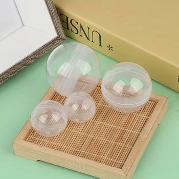 50 ADET Temizle Açabilirsiniz Şeffaflık Plastik Kapsül Oyuncak Sürpriz Topu Küçük Konteyner Yapma Şeyler Modeli