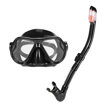 Yetişkinler dalış maskesi Tüplü Maske Sualtı Şnorkel Seti Anti Sis Şnorkel Gözlük Yüzme Maskesi Cam Erkek Kadın dalış gözlüğü