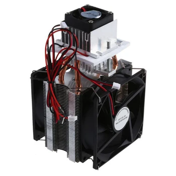Yarı iletken Soğutma Peltier Soğutucu Levha Seti DIY Elektronik Soğutucu Klima 12V Buzdolabı Soğutma Sistemi