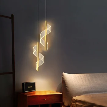 Modern Yaratıcı LED kolye ışıkları iç mekan aydınlatması Asılı Lamba ev başucu Oturma Odası Dekorasyon Yemek Masaları koridor