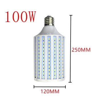 LED ampul lamba E14 B22 E27 E26 E39 E40 5730 mısır Spot ışık 25 W 30 W 40 W 50 W 60 W 80 W 100 W Lampada 110 V 220 V soğuk sıcak beyaz ışıklar
