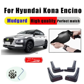 Çamur Flaps Hyundai Kona Encino 2018-2020 Çamurluklar Çamurluklar Splash Muhafızları Araba Aksesuarları Oto Styline 4 ADET