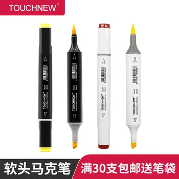 Dokunmatik Yeni Yumuşak Başlı işaretleyici kalem, Öğrenci Anime, Elle Çizilmiş Renk Boyama, Yağlı Kalem, Pop Kalem, 168 Renk, Tek Kalem
