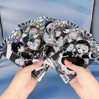 1 adet Genshin Darbe Anime Kartı Hu Tao Yangın Elemental Oyun Karakterleri Lazer 3D Kart Çocuk Oyuncakları Koleksiyonu Hobiler Hediyeler