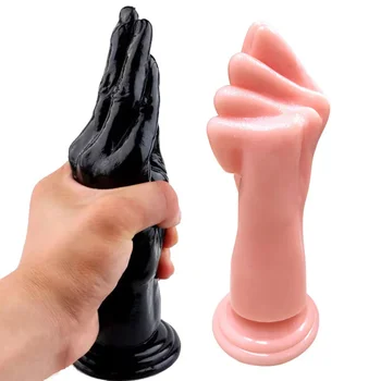 Büyük boy Fisting Penis Kaba Büyük Kedi Seks PVC Anal Ucu Kol Siyah Enayi Butt Plug SM Yetişkin Ürünleri