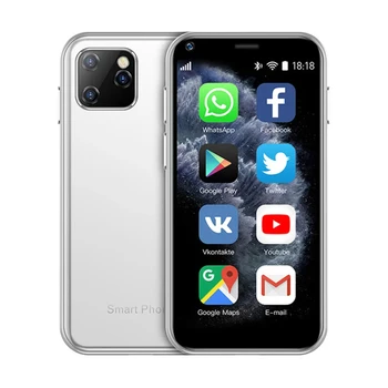 FUFFI Mini Smartphone Android Not 12 pro 2.5 inç 1 + 8GB Cep telefonları Dört Çekirdekli Google Oyun Mağaza 3G Ağ Cep telefonu