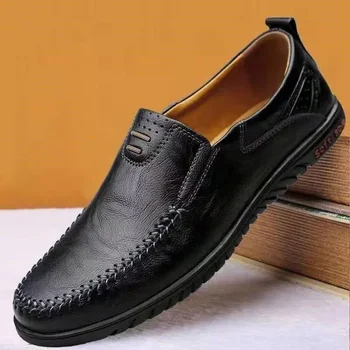 Erkek Yaz Sneakers Yüksek Kalite El Yapımı Deri lüks erkek ayakkabısı Rahat Açık Düz Tabanlı sürüş ayakkabısı Zapatos De Hombre