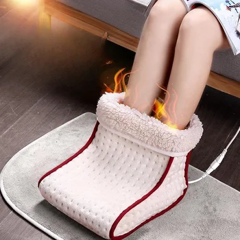 Ayak ısıtıcı fiş elektrikli ısıtma sıcak artefakt elektrotermal ayakkabı ayak Mat yatak uyku ofis kış bacak kaplama ısıtma