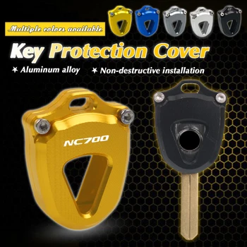 Honda için NC700S NC700X NC700D NC750S / X Motosiklet CNC anahtar kapağı kılıfı Kabuk Tuşları koruma